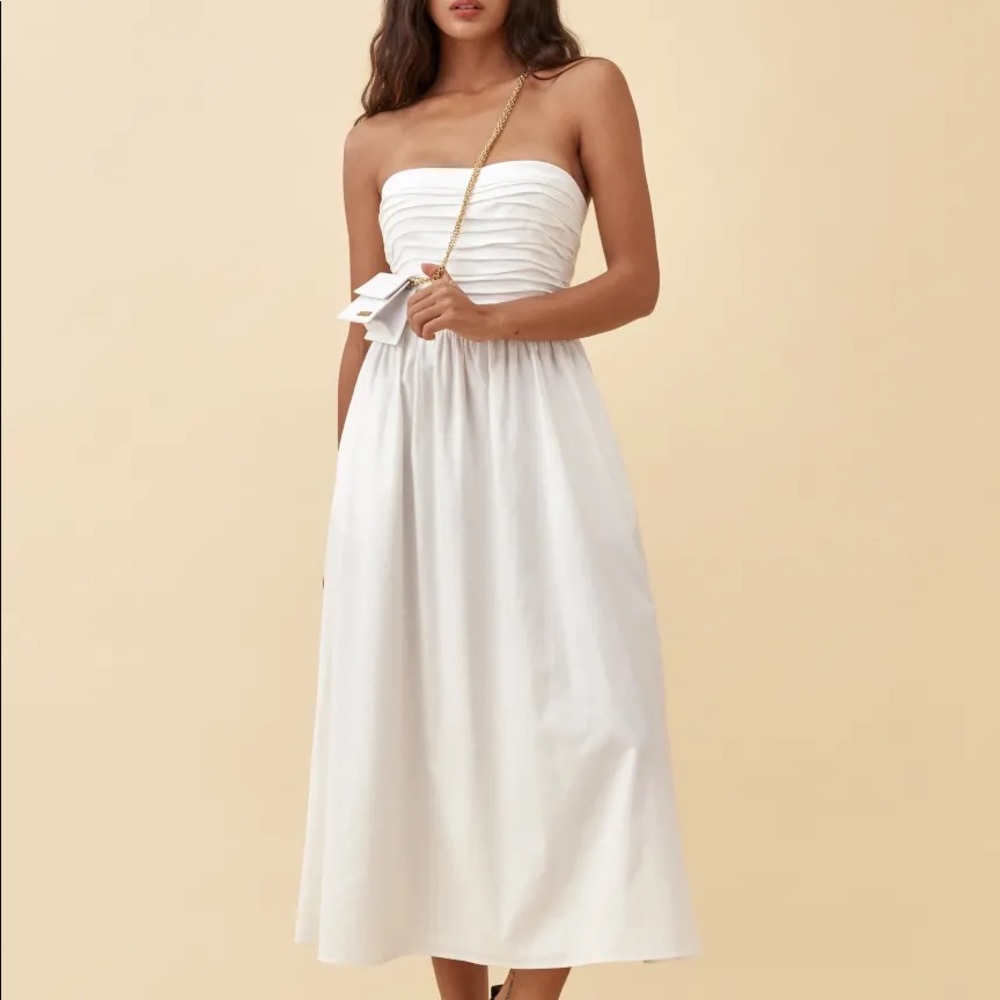 Reformation Lissa Dress White size 6 NWT
